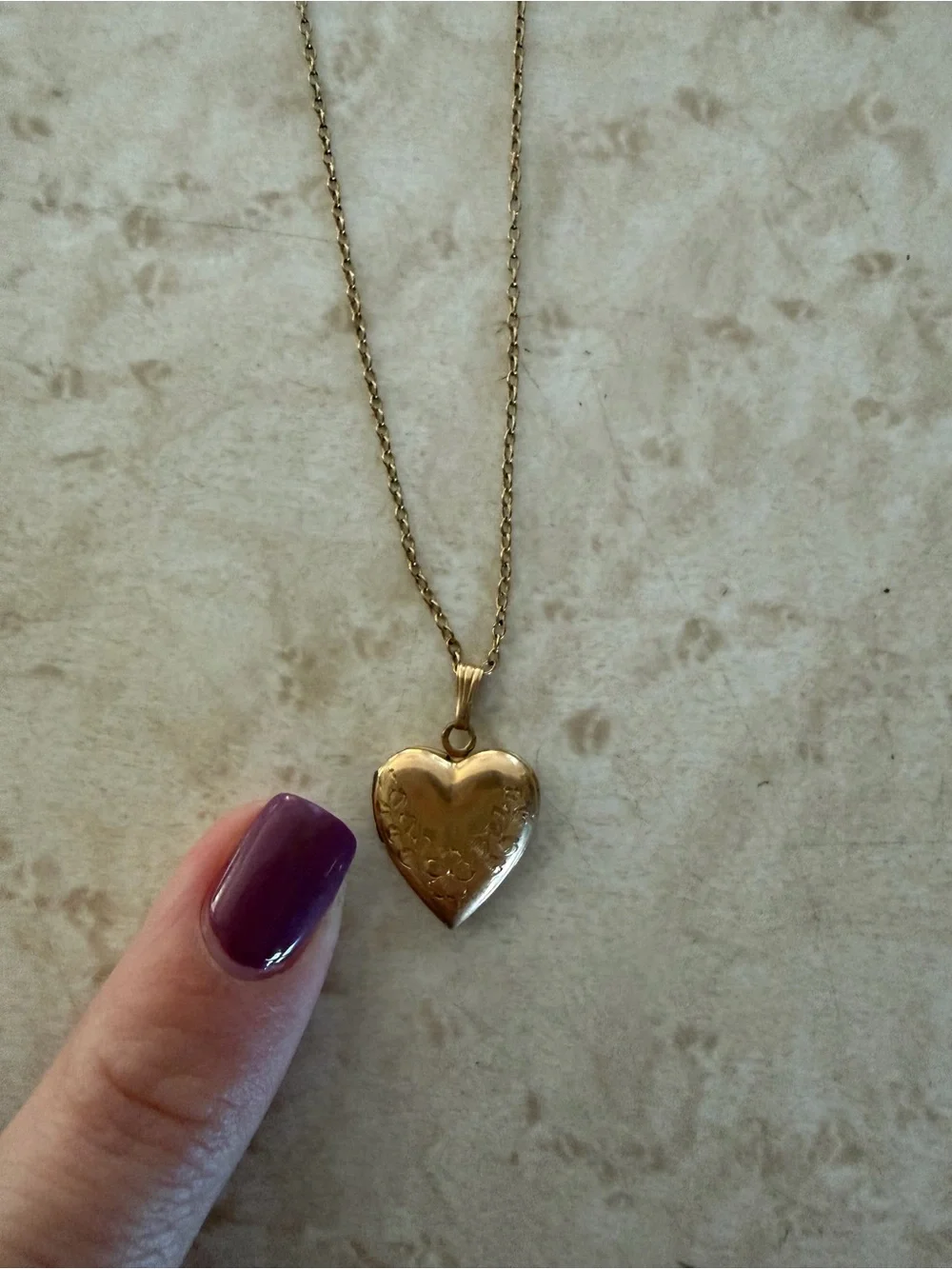 Gold Heart Locket Necklace - Children’s Jewelry